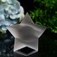 3.5" Star Shape Candle Holder Selenite Carving Bulk Wholesale  Wholesale Crystals