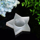 3.5" Star Shape Candle Holder Selenite Carving Bulk Wholesale  Wholesale Crystals