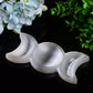 6.0" Sun&Moon Triple Selenite Bowl Carving Bulk Wholesale  Wholesale Crystals