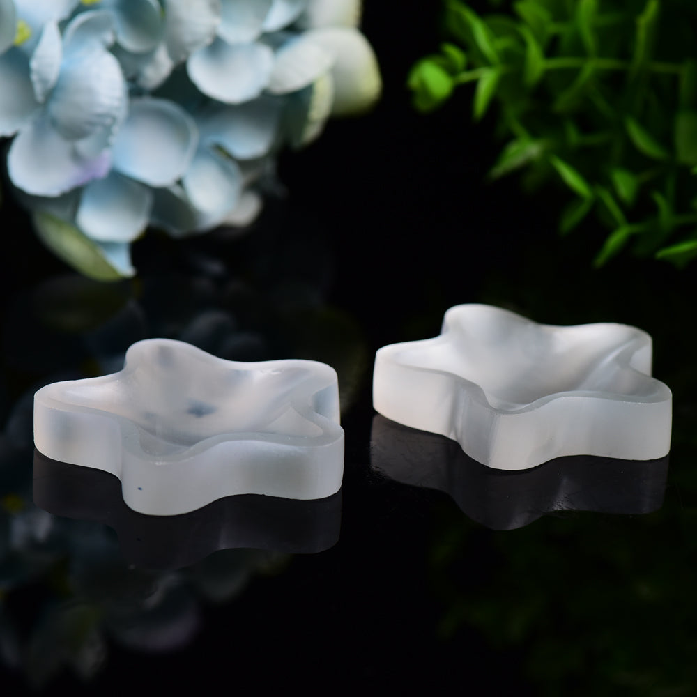 2.3" Star Shape Selenite Bowl Bulk Wholesale  Wholesale Crystals