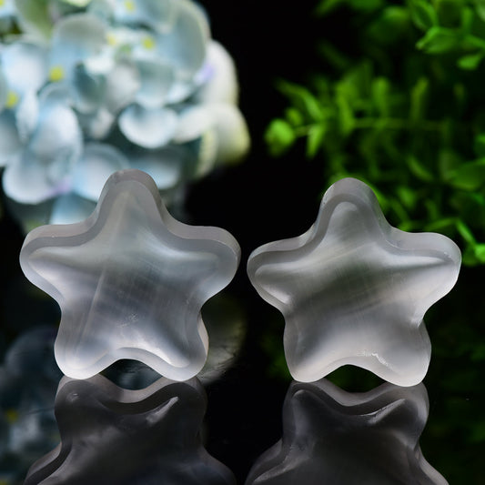 2.3" Star Shape Selenite Bowl Bulk Wholesale  Wholesale Crystals