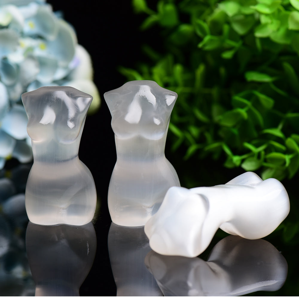 3.0" Selenite Model Carving Bulk Wholesale  Wholesale Crystals