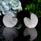 2.4" Selenite Shell Shape Carving Bulk Wholesale  Wholesale Crystals