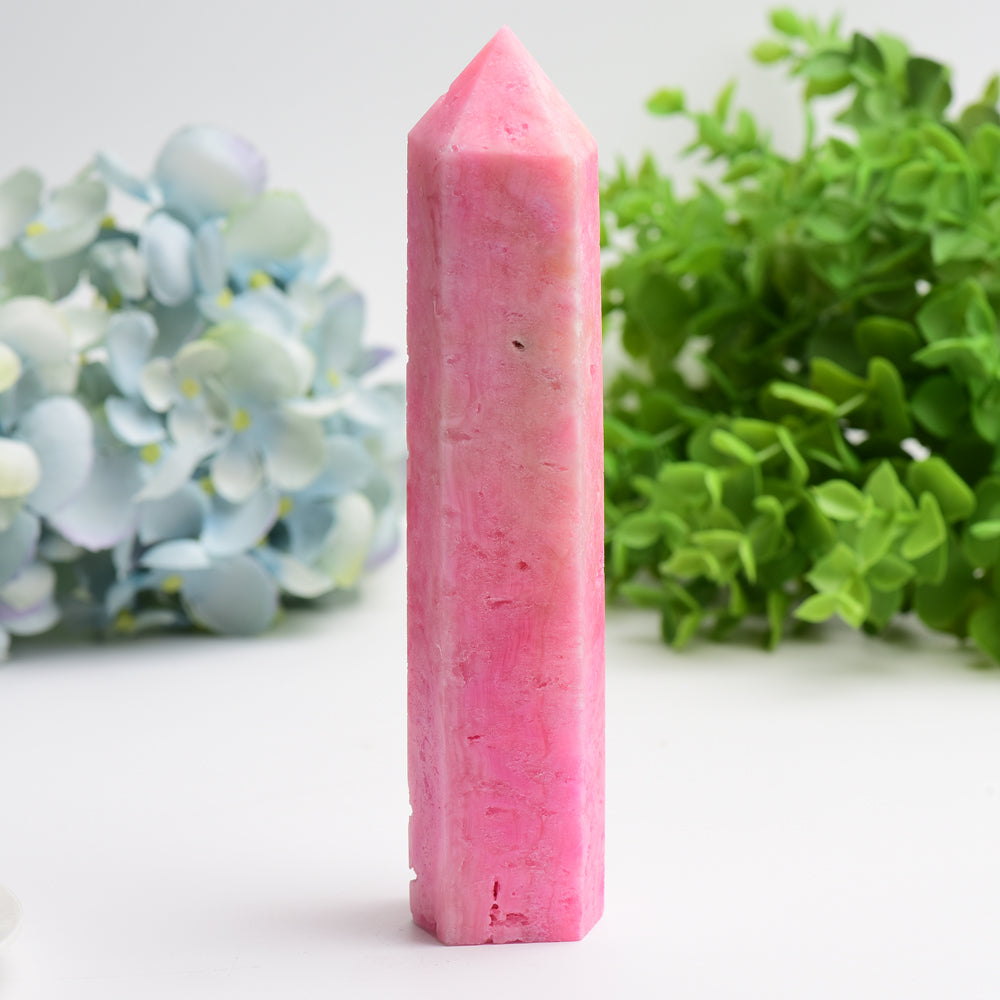 5.0"-8.0" Pink Aragonite Crystal Tower Bulk Wholesale  Wholesale Crystals