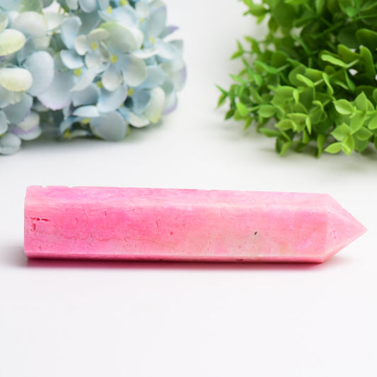 5.0"-8.0" Pink Aragonite Crystal Tower Bulk Wholesale  Wholesale Crystals