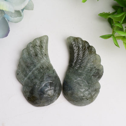 2.4" Mixed Crystal Wings Carving Bulk Wholesale  Wholesale Crystals