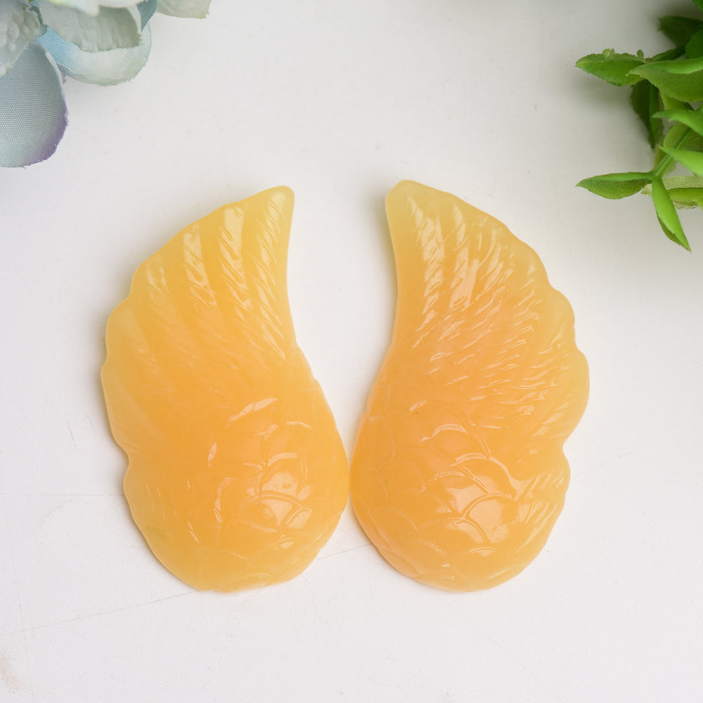 2.4" Mixed Crystal Wings Carving Bulk Wholesale  Wholesale Crystals