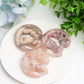 1.95" Flower Agate Deer Moon Crystal Carving Bulk Wholesale  Wholesale Crystals