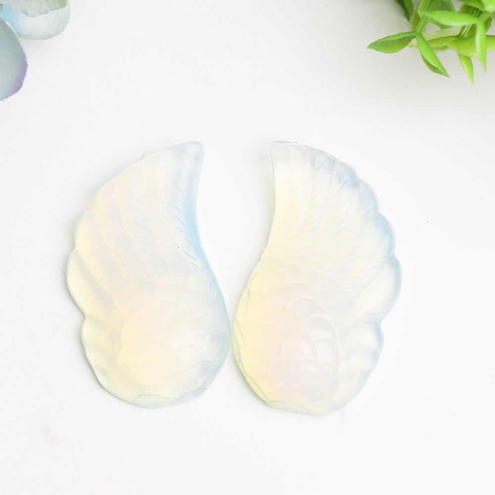 2.4" Mixed Crystal Wings Carving Bulk Wholesale  Wholesale Crystals