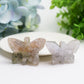 2.0"-2.5" Clear Quartz Cluster Butterfly Crystal Carving Bulk Wholesale  Wholesale Crystals