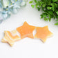 2.2" Orange Calcite Star Crystal Carving Bulk Wholesale  Wholesale Crystals