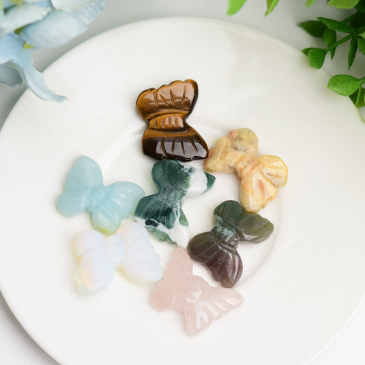 Mixed Crystal Butterfly Crystal Carving for Jewelry DIY Bulk Wholesale  Wholesale Crystals