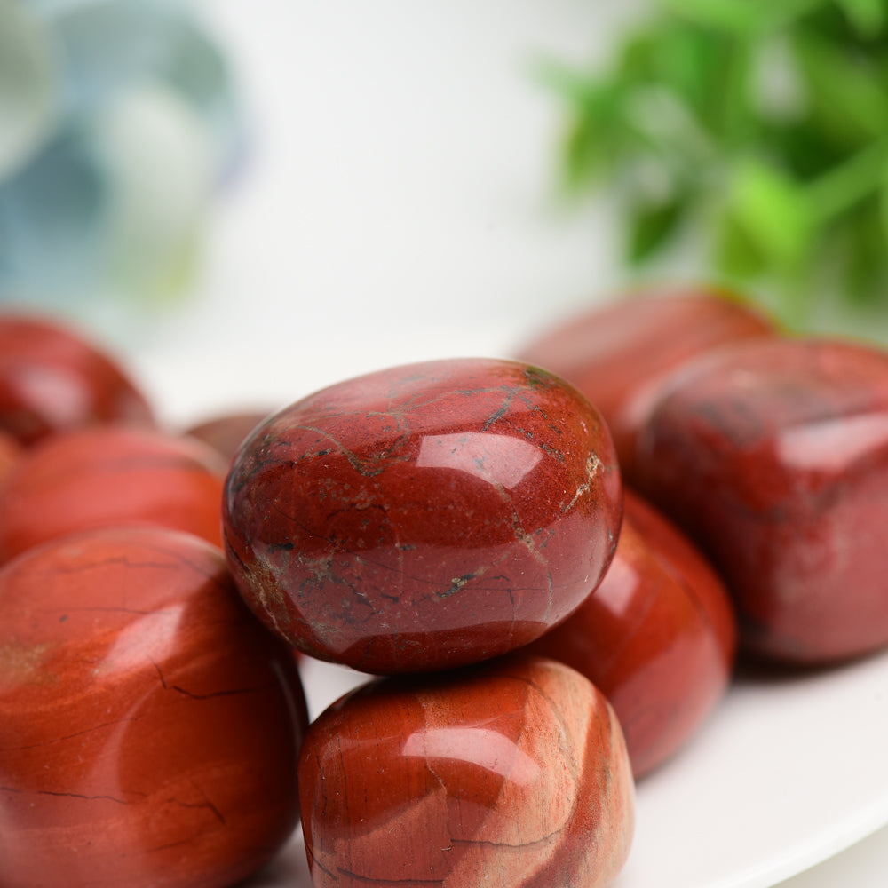 Red Jasper Crystal Tumbles Bulk Wholesale  Wholesale Crystals