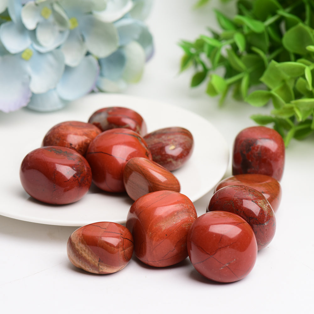 Red Jasper Crystal Tumbles Bulk Wholesale  Wholesale Crystals
