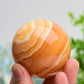 2.0"-4.0" Orange Calcite Crystqal Sphere Bulk Wholesale  Wholesale Crystals