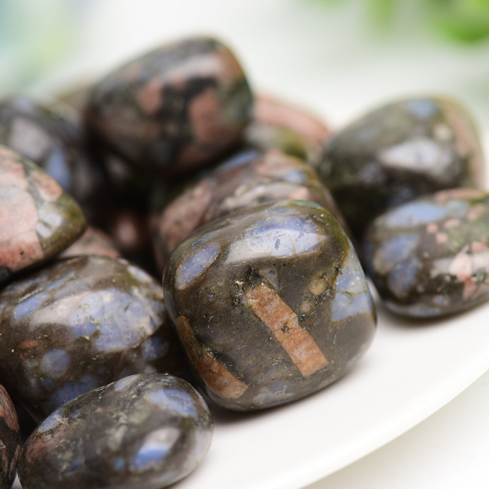 Blue Que Sera Crystal Tumbles Bulk Wholesale  Wholesale Crystals