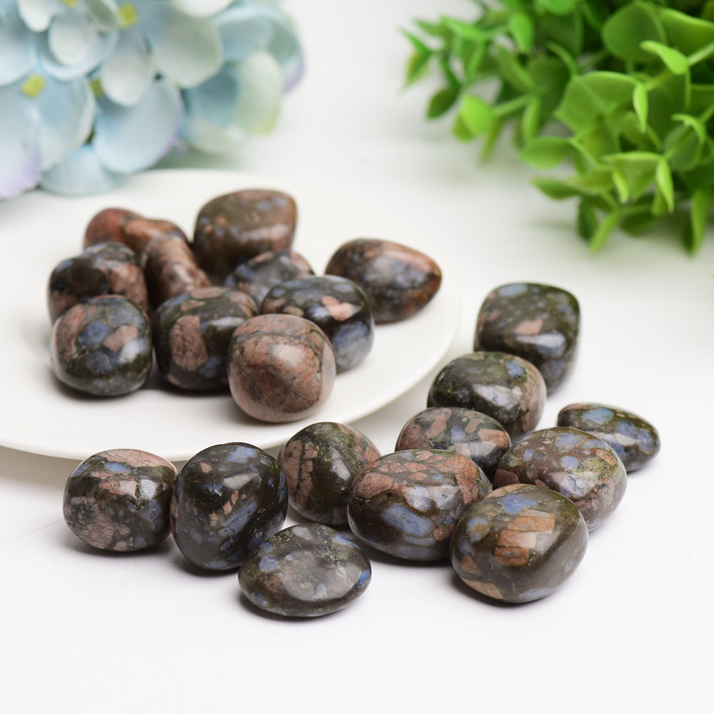 Blue Que Sera Crystal Tumbles Bulk Wholesale  Wholesale Crystals