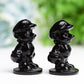 2.6" Black Obsidian Mario Crystal Carving  Wholesale Crystals