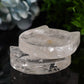 2.0"-3.5" Clear Quartz Cat Head Bowl Crystal Carving Bulk Wholesale  Wholesale Crystals