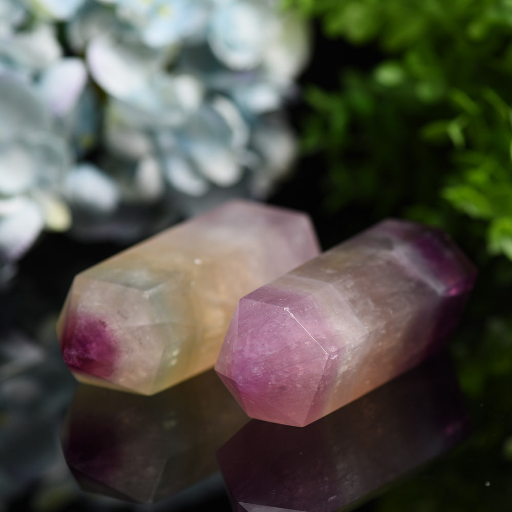 4.0"-5.0" Rainbow Fluorite Crystal Tower Bulk Wholesale  Wholesale Crystals