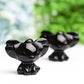 1.7" Black Obsidian Stitch Crystal Carving  Wholesale Crystals