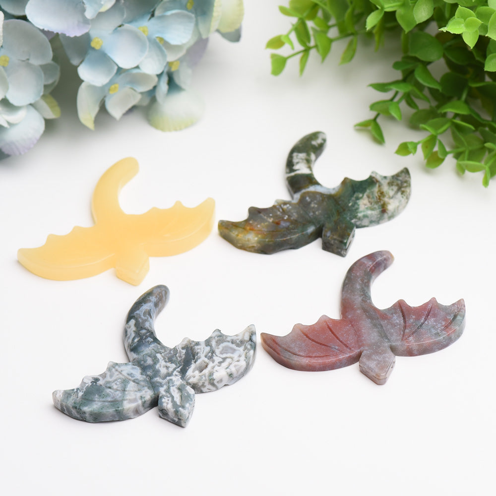 3.5" Flying Dragon Crystal Carving Bulk Wholesale  Wholesale Crystals