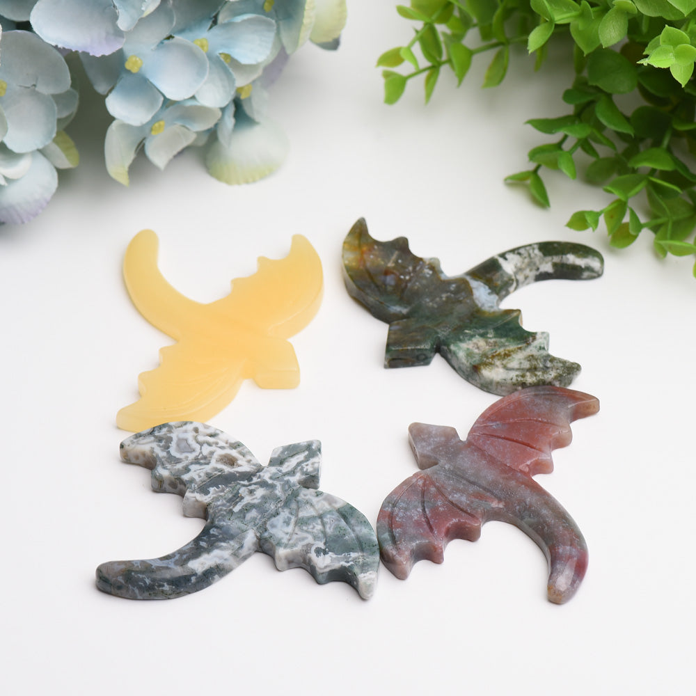 3.5" Flying Dragon Crystal Carving Bulk Wholesale  Wholesale Crystals