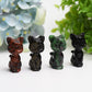 2.0" Mixed Crystal Cat Carving Bulk Wholesale  Wholesale Crystals