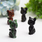 2.0" Mixed Crystal Cat Carving Bulk Wholesale  Wholesale Crystals