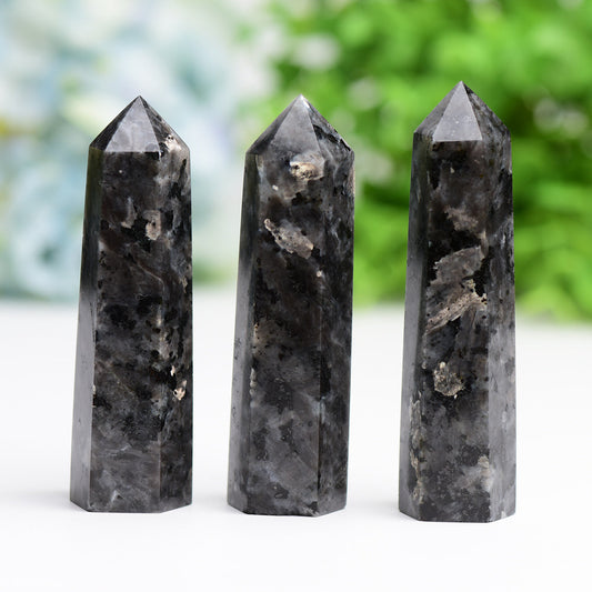 Larvikite Points  Wholesale Crystals