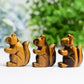 2.0" Tiger's Eye Squirrel Crystal Carving  Wholesale Crystals