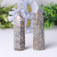 Natrual Crinoid Fossil Jasper Point Healing Crystal Tower Wholesale Crystals