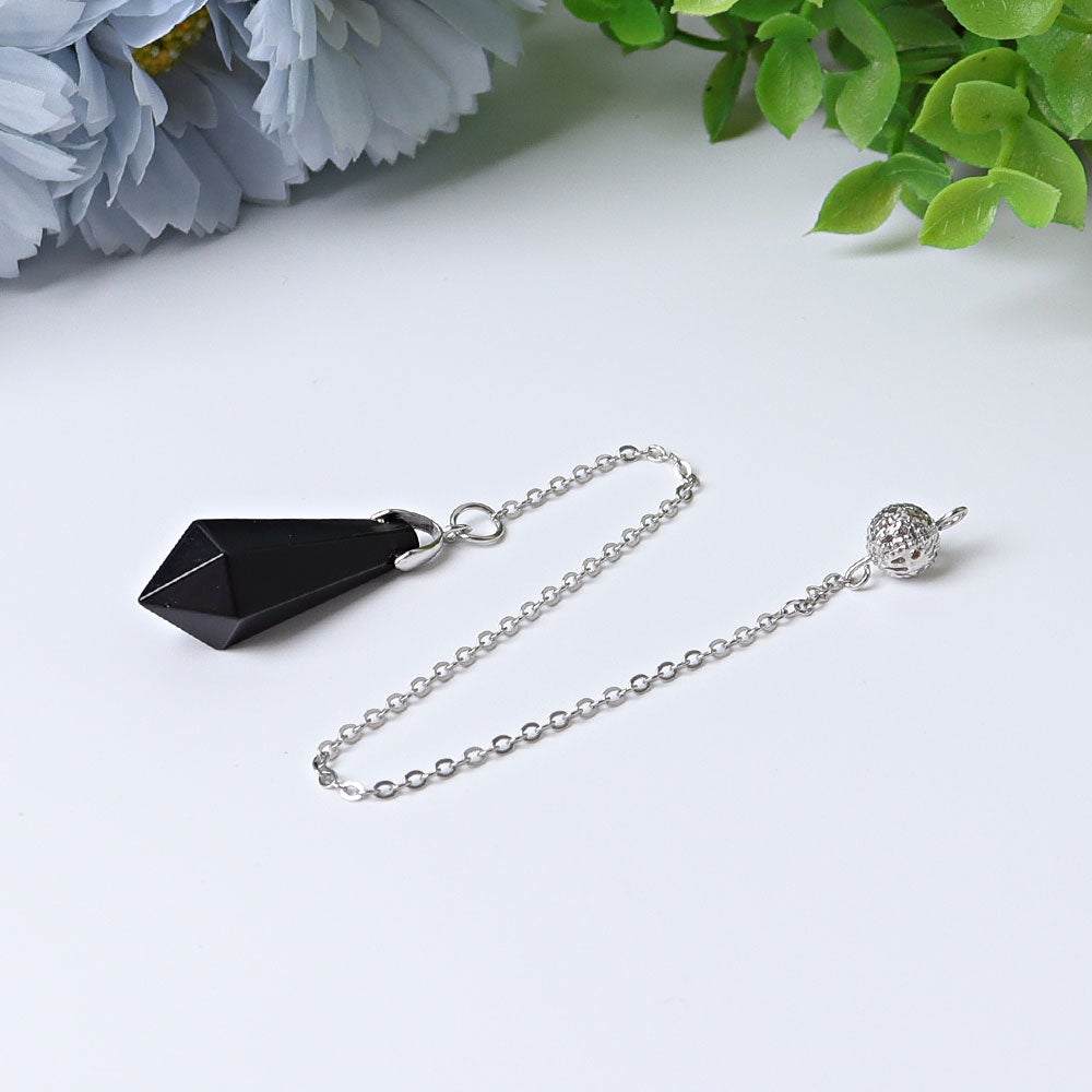 9" One Terminated Point Crystal Pendulum Wholesale Crystals