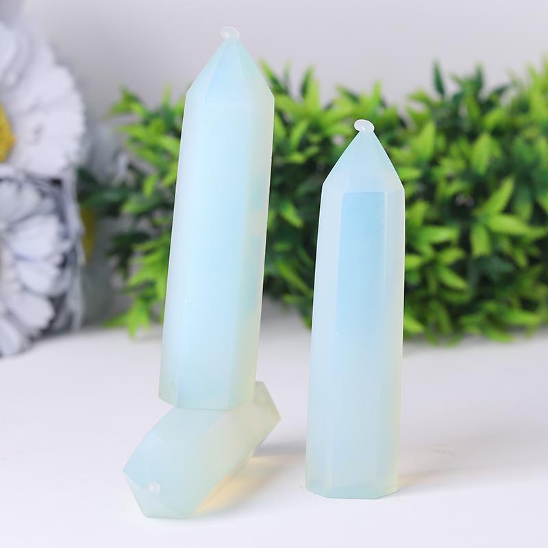 Wholesale Gemstone Tower High Quality Opalite Crystal Point Obelisk Tower Wholesale Crystals