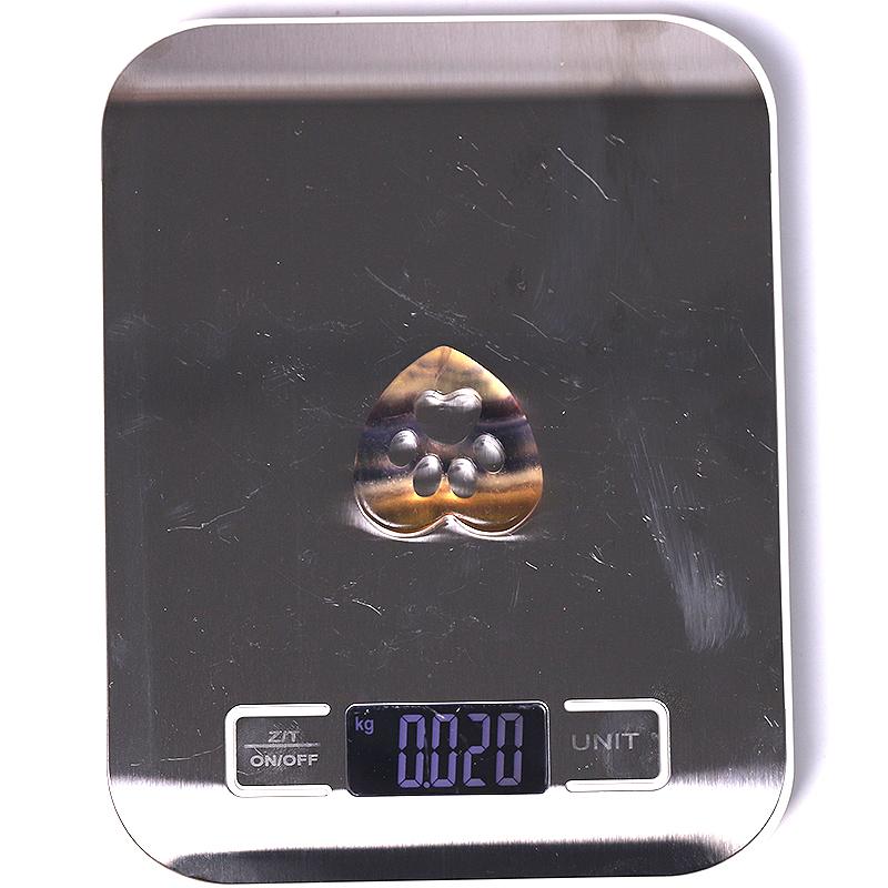 1.5" Heart with Cat Paw Shape Crystal Carvings Wholesale Crystals