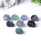 Mini Fluorite Crystal Skull Carvings Wholesale Crystals