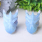 2.7" Blue Opalite Dragon Head Crystal Carvings Wholesale Crystals