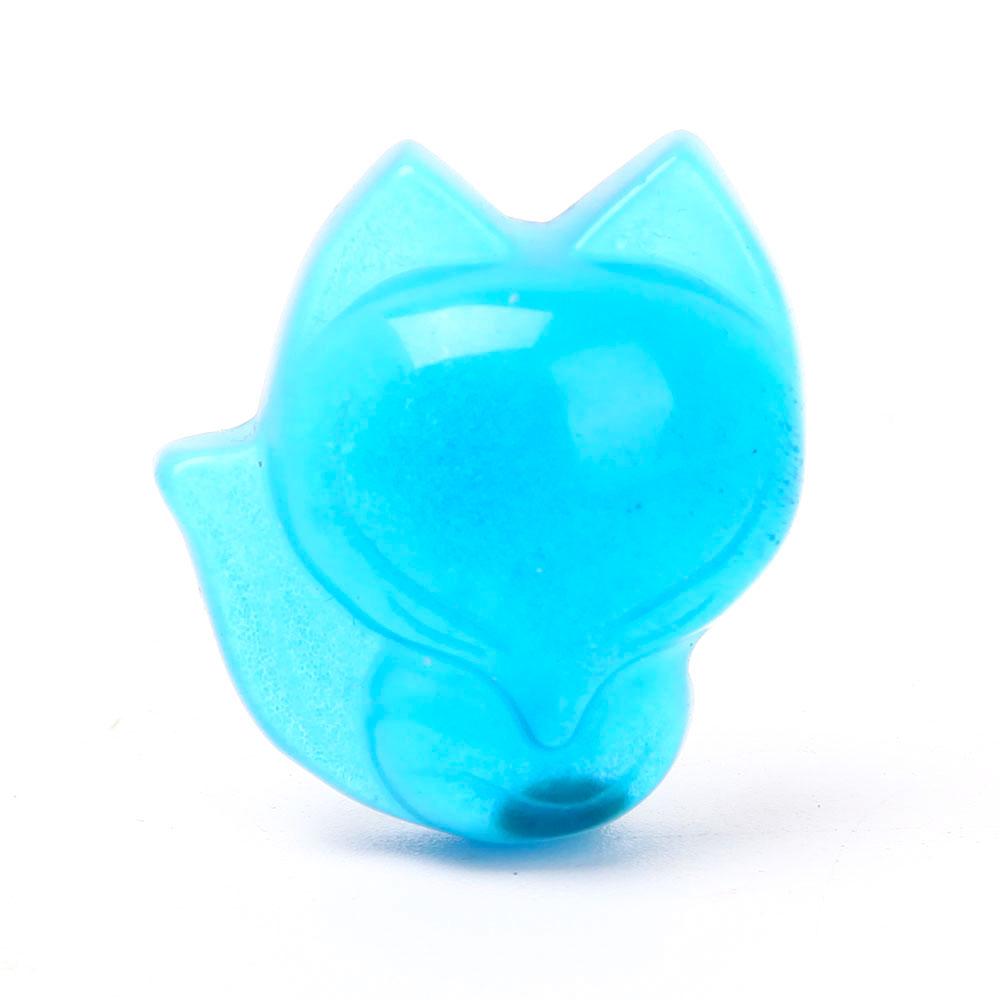 Cat Eye Fox Carvings Wholesale Crystals