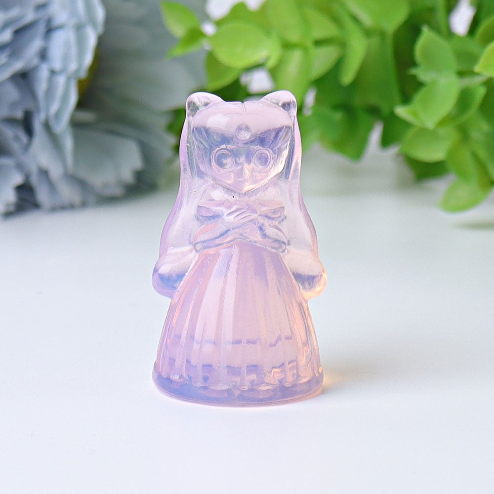 1.9" Opalite Princess Serenity Crystal Carvings Wholesale Crystals
