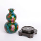 Colorful Jade Vase Free Form with Base Wholesale Crystals
