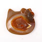Druzy Agate Hello Kitty Carvings Wholesale Crystals