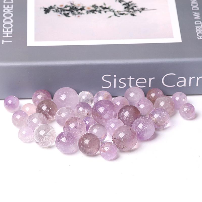 0.25kg 12mm Amethyst Sphere Wholesale Crystals