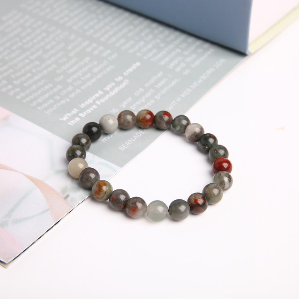8mm Blood Stone Crystal Bracelet Wholesale Crystals