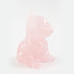 2" Rose Quartz Crystal Carving Dog Free Form Wholesale Crystals