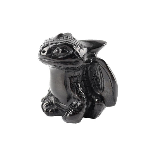 Black Obsidian Crystal Carving Toothless Wholesale Crystals