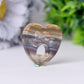 1.5" Heart with Cat Paw Shape Crystal Carvings Wholesale Crystals