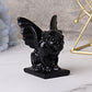 3" Black Obsidian Gargoyle Crystal Carvings Wholesale Crystals