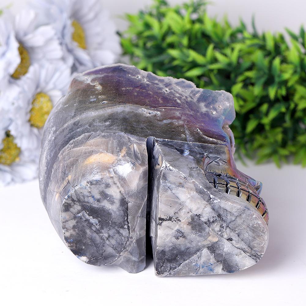 Aura Druzy Crystal Skull Carvings Wholesale Crystals