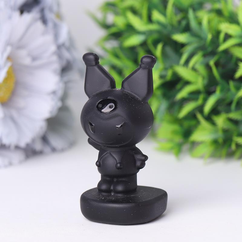 2" Black Obsidian Crystal Carvings Wholesale Crystals