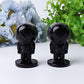 2.5" Black Obsidian Squid Game Crystal Carvings Wholesale Crystals